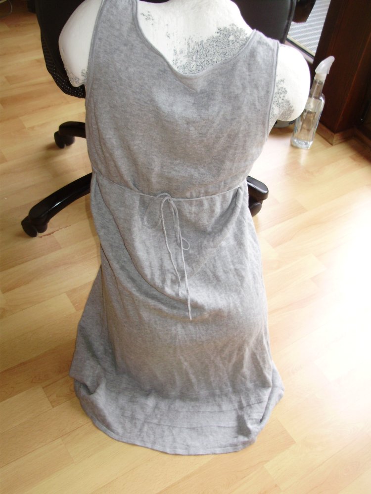 Marc O´Polo Kleid hellgrau ausgefallen organic Cotton S