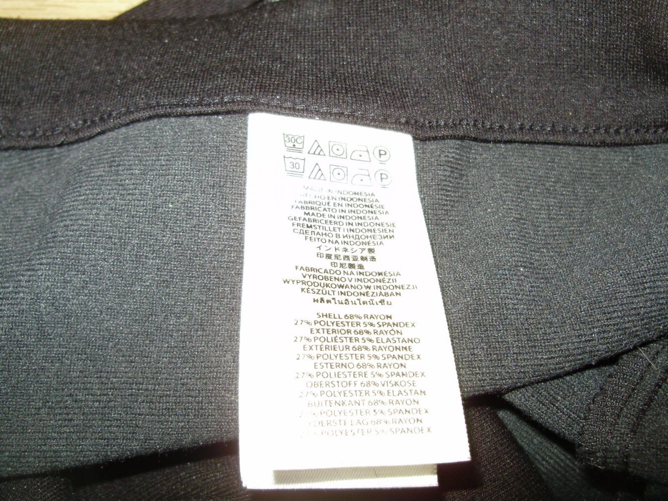Michael Kors Hose schwarz Stretch Lederimitat S M