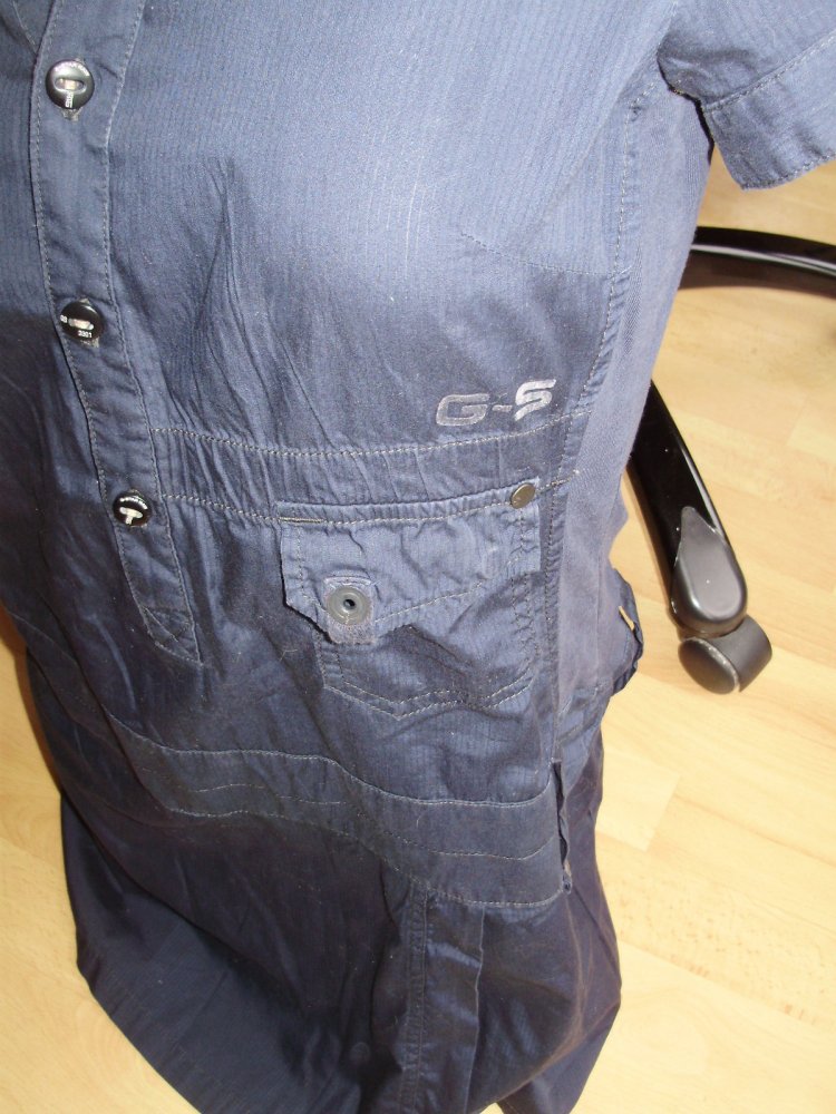 G-Star Raw Kleid d´blau 100% BW ausgefallen S