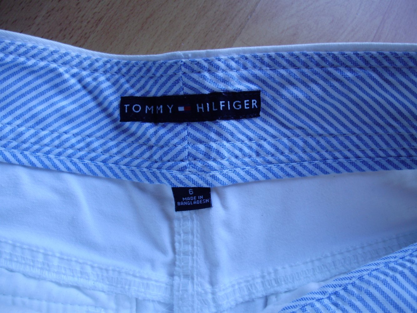 Tommy Hilfiger Hose 7/8 Länge weiß Gr 6 M passend wie neu