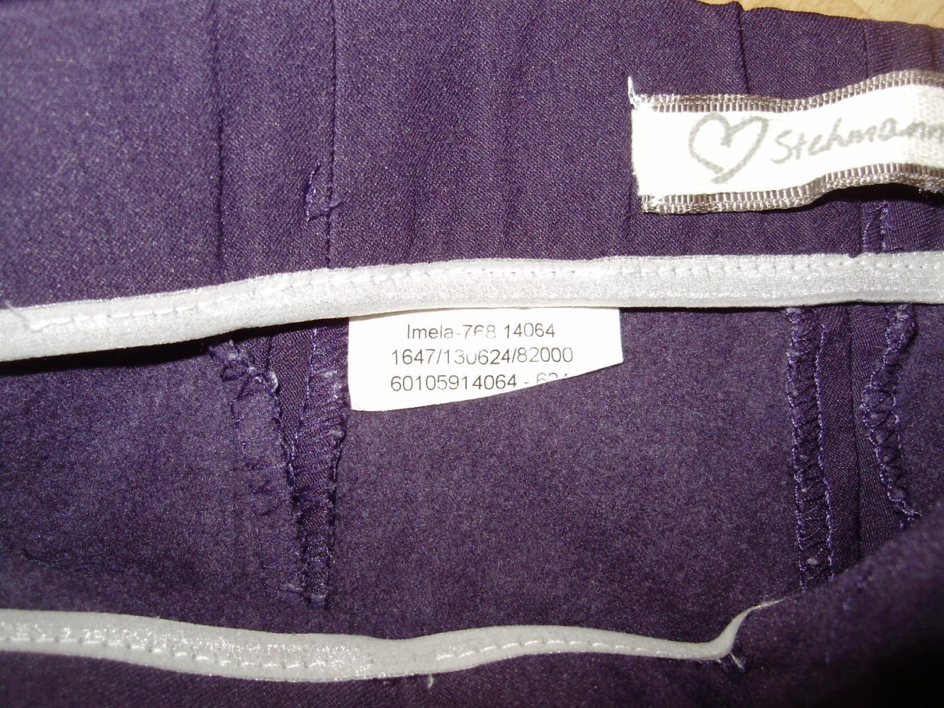 Stehmann Hose purple Imela Stretch S passend
