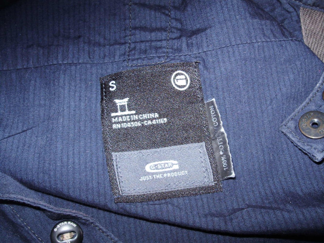 G-Star Raw Kleid d´blau 100% BW ausgefallen S