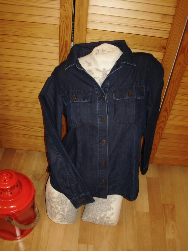 Comptoir des Cotonniers Jeans Bluse dblau S