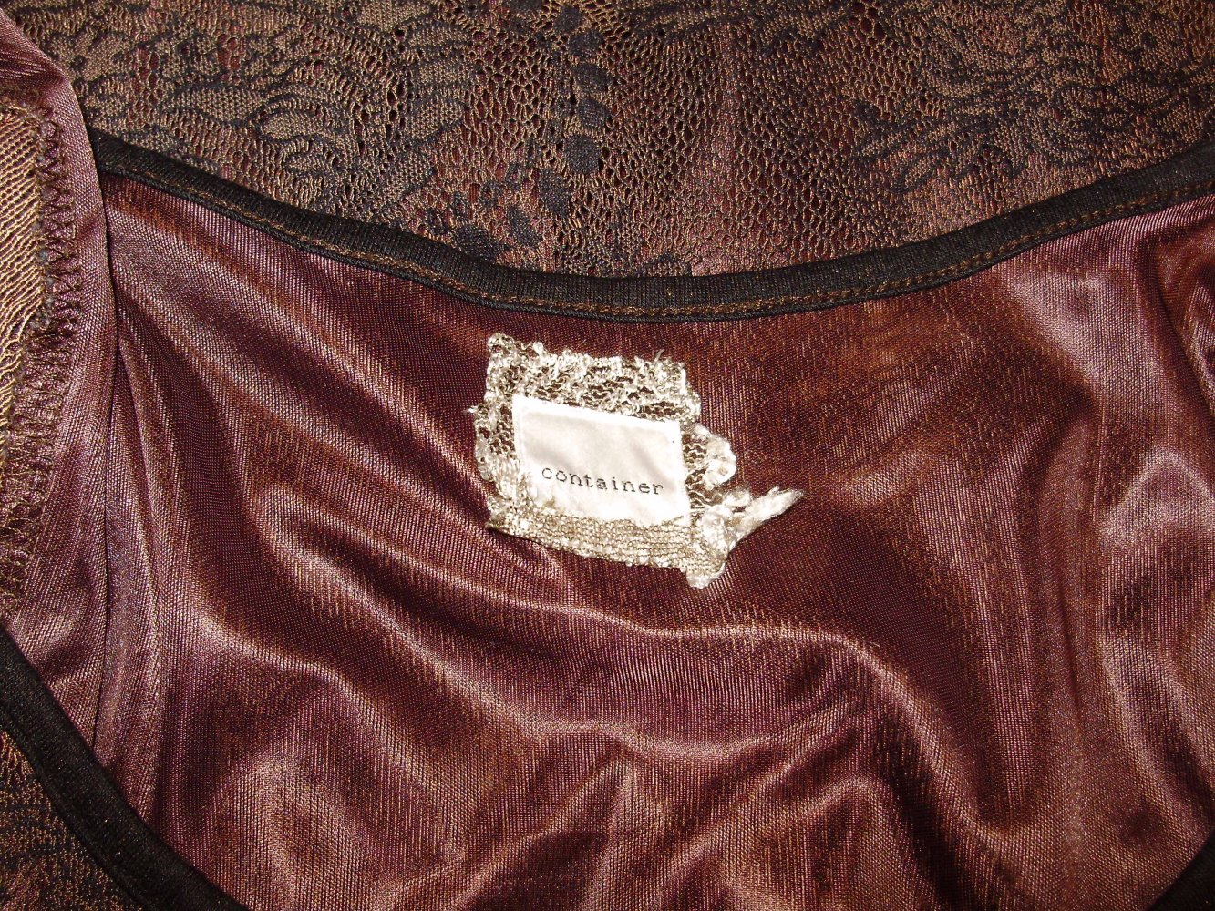 Container Kleid Spitze ausgefallen 3/ 4 Ärmel S