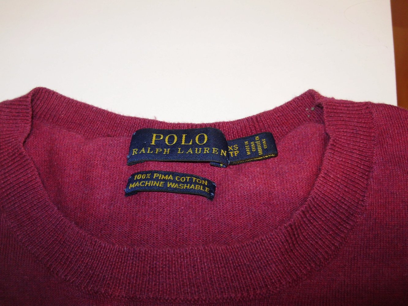 Ralph Lauren Pullover Feinstrick rot BW XS S