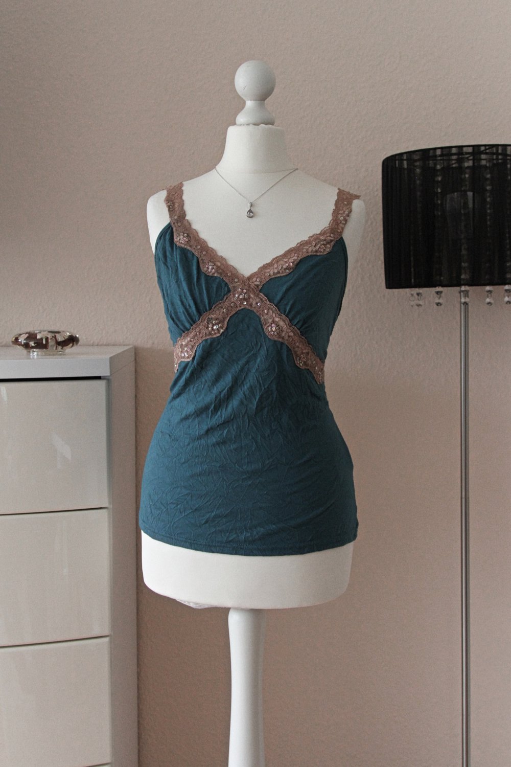 Top mit Pailletten elegant hübsch und süß