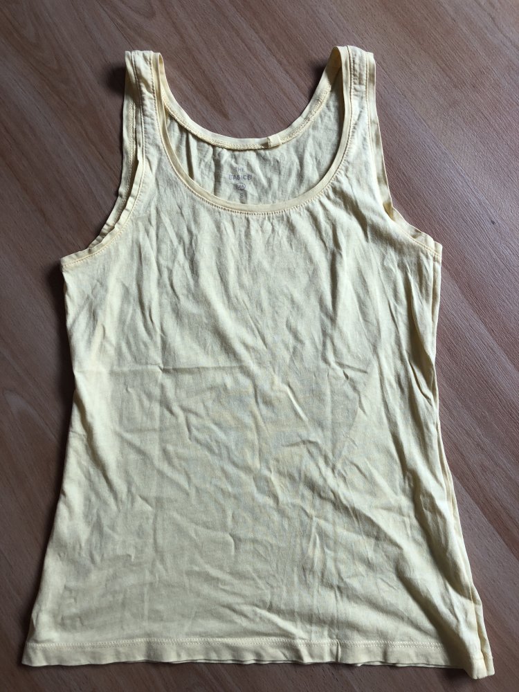 Sommertop gelb