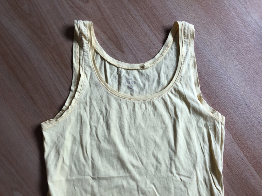 Sommertop gelb