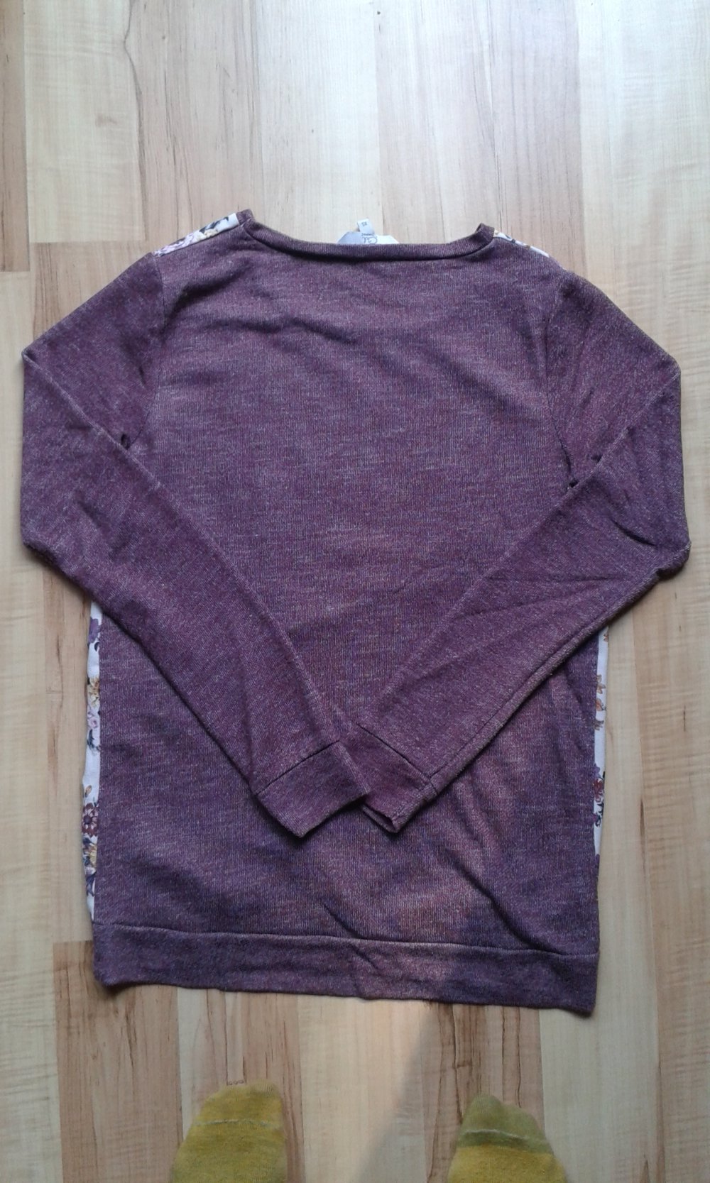 langarmhemd mit Blumenprint