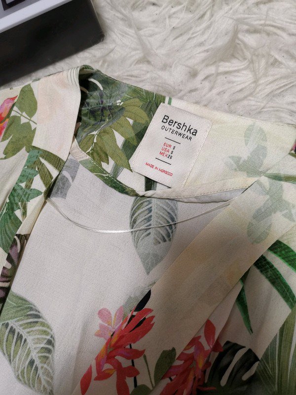 Blazer / cardigan tropical jungle style
