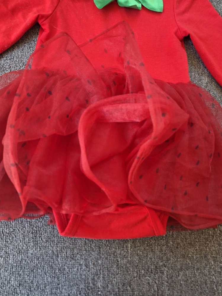 Erdbeeroutfit, Gr. 86/92