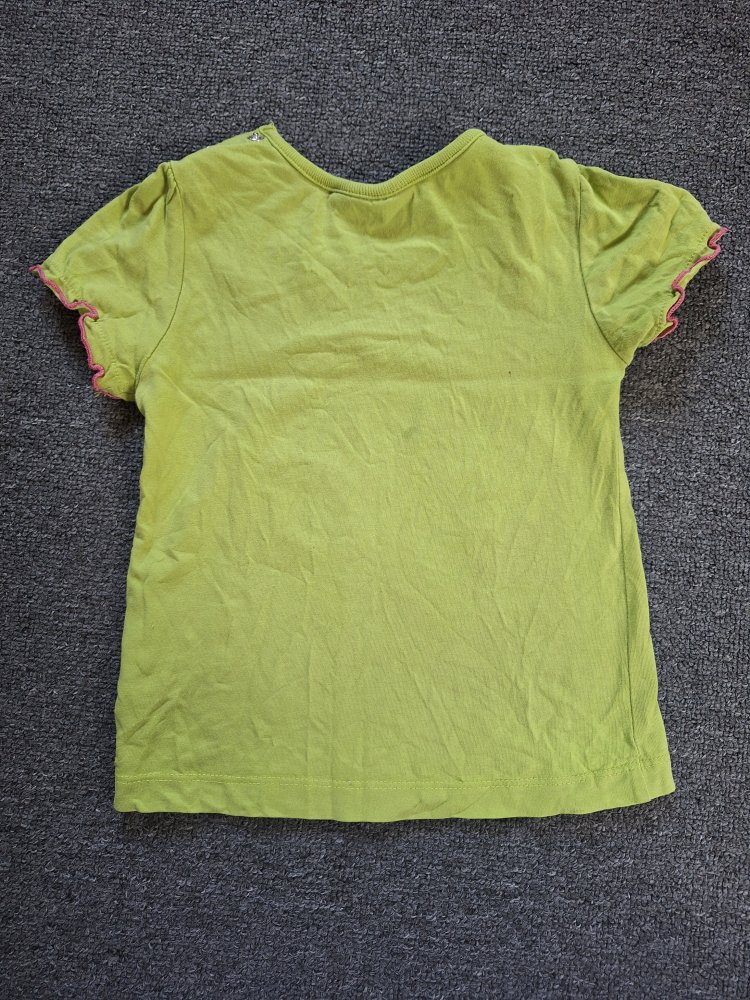 Niedliches grünes Mädchen T-Shirt, Gr. 92