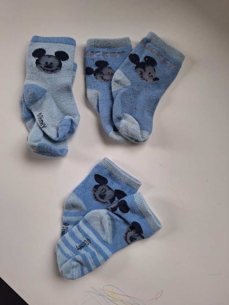 blaue Mickey Mouse Socken