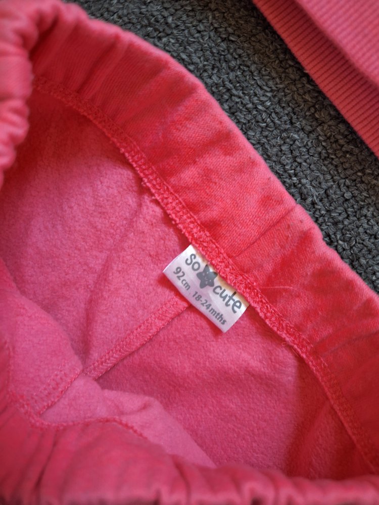pinker Jogginganzug, Gr. 92