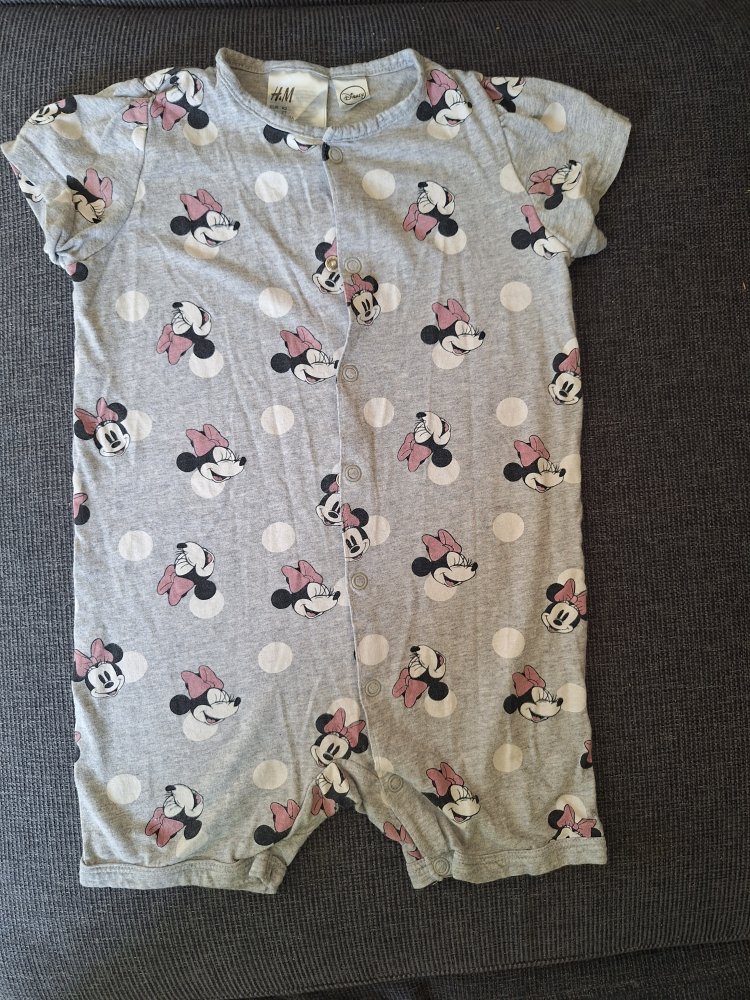 Kurzärmliger Minnie Mouse Schlafanzug / Jumper, Gr. 92