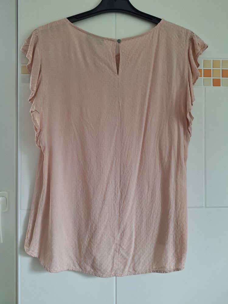 apricotfarbene / lachsfarbene Bluse Gr. 42