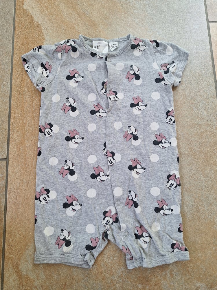 Kurzärmliger Minnie Mouse Schlafanzug / Jumper, Gr. 92