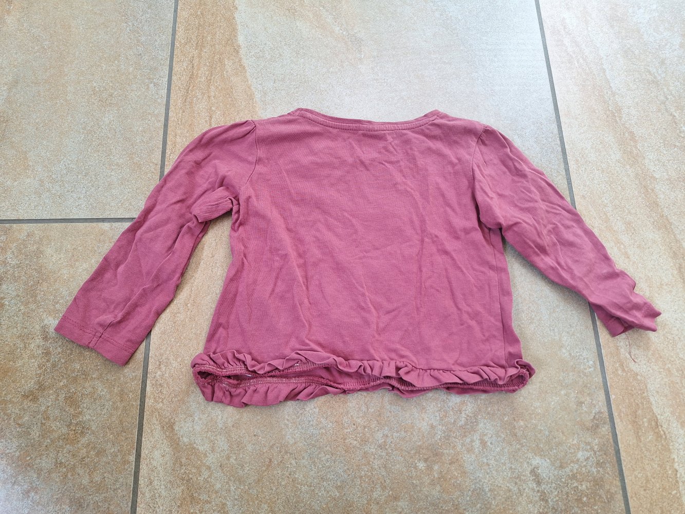 Pinker Pullover mit Einhorn, Reh usw Gr. 92