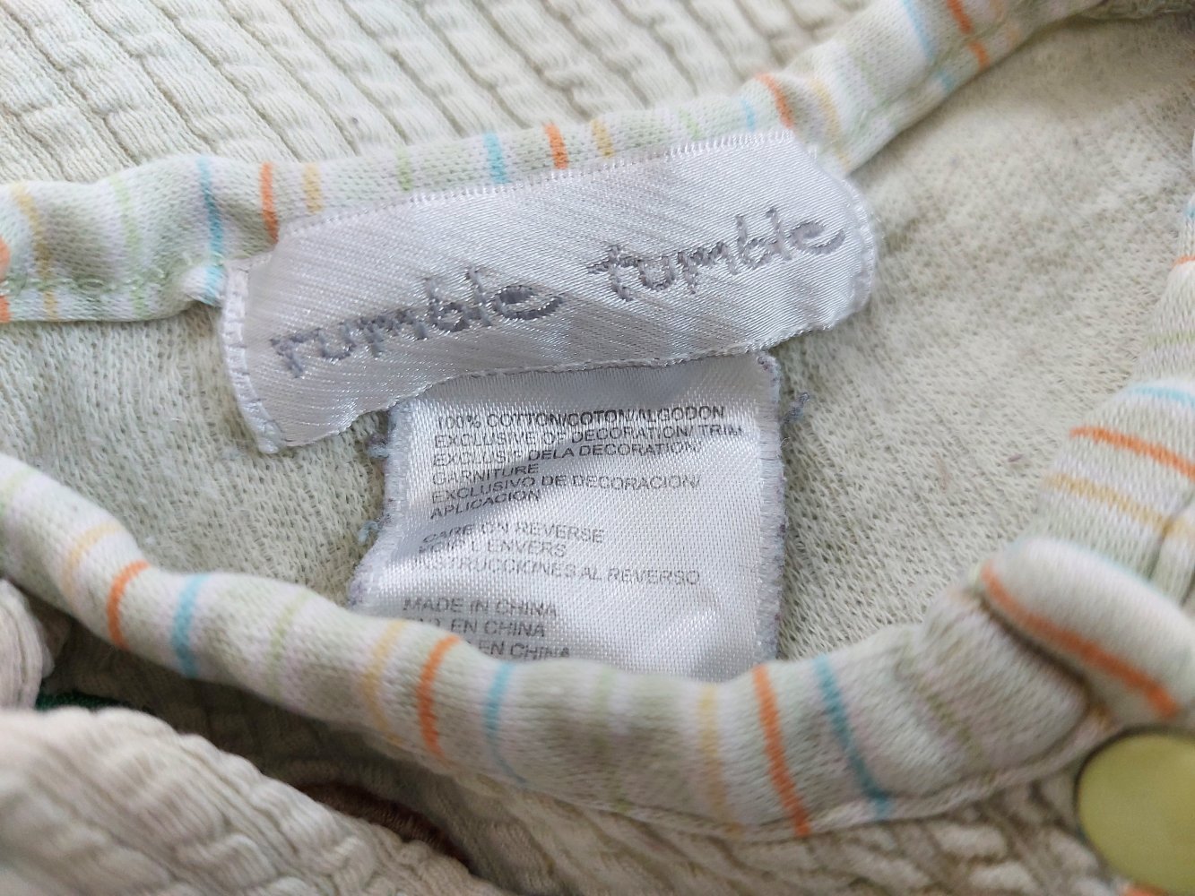 langer mintgrüner Babyschlafanzug mit Füßen und Äffchen (unisex)