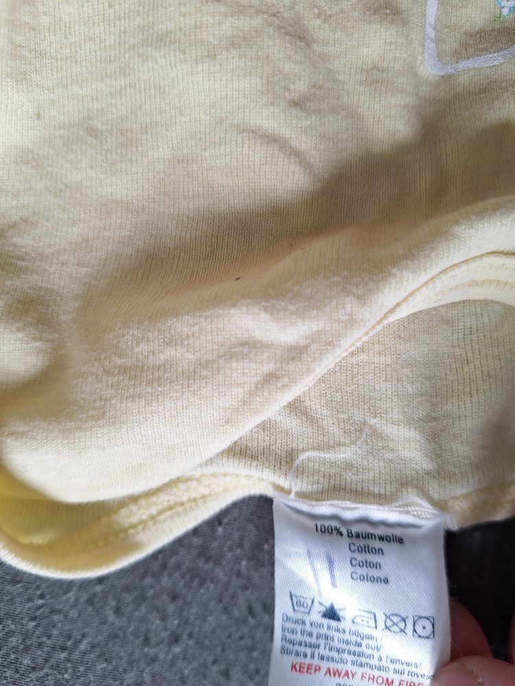 Zitronengelber kurzärmliger Babybody Sommerbody unisex Gr. 74/80