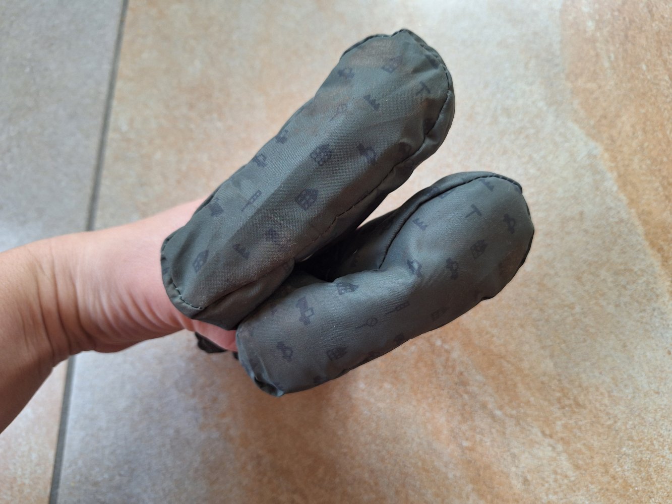 khaki Regenüberzieher / Schneeschühchen Gr. M