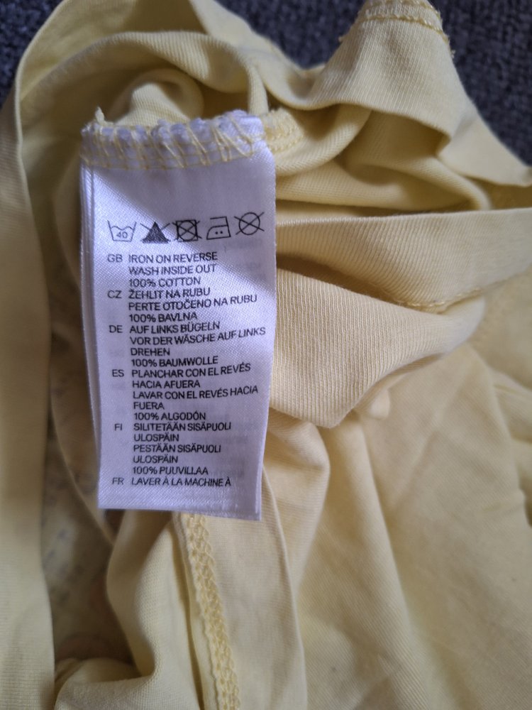 Sonnengelbes Sommer-T-Shirt, Gr. 86
