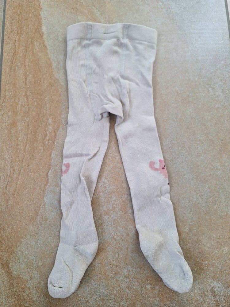 Rosa Monsterstrumpfhose Gr. 86/92