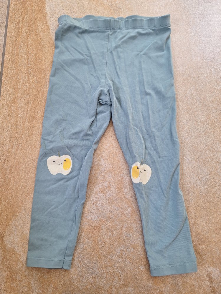 Niedliche Leggings mit Apfel, Gr. 86/92