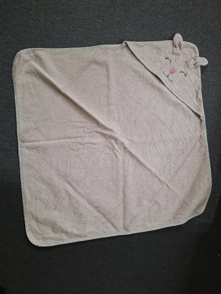 Rosa Hasen-Kapuzenhandtuch Baby Handtuch
