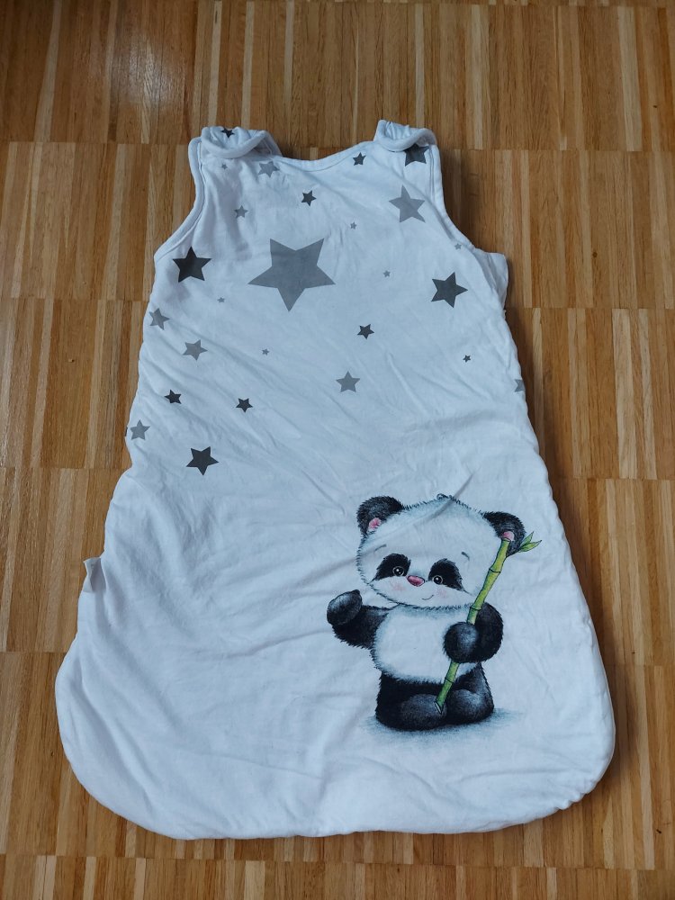 Super weicher und dicker Baby-Schlafsack mit süßem Pandamotiv, 70 cm