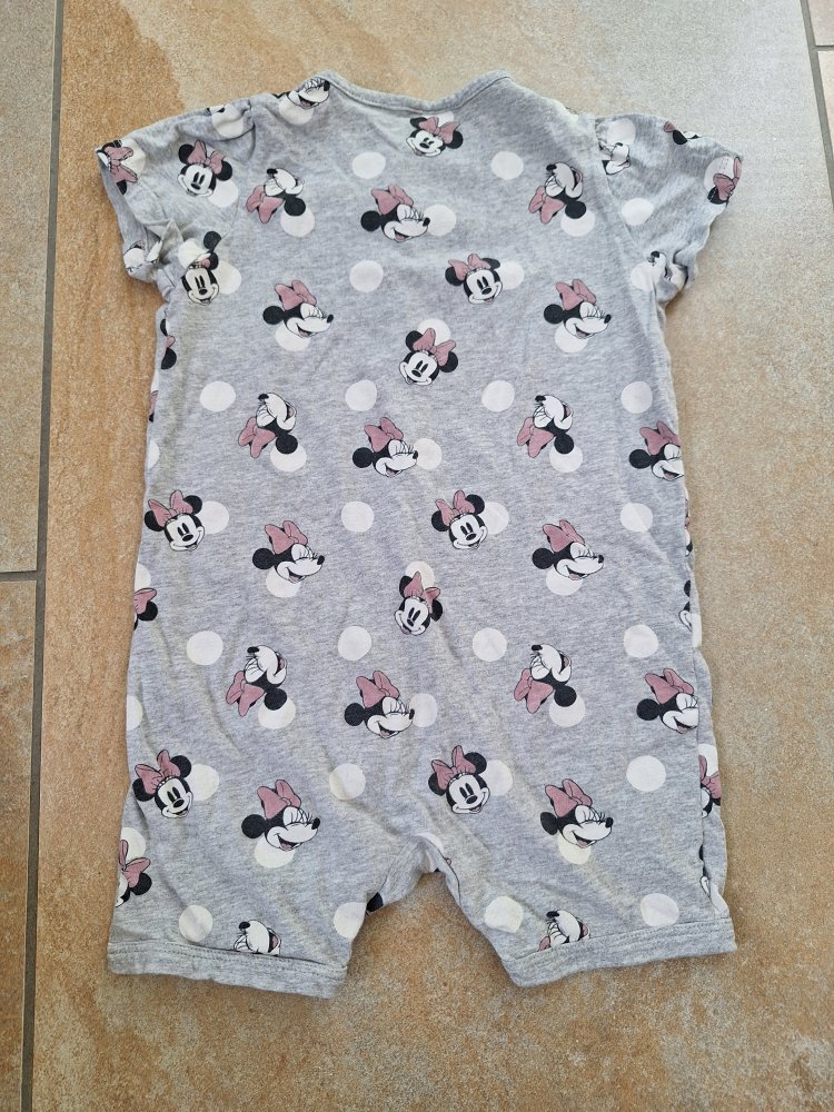 Kurzärmliger Minnie Mouse Schlafanzug / Jumper, Gr. 92