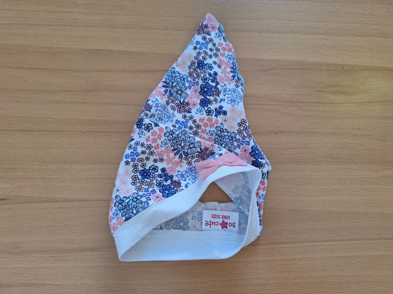 Sonnenhut Dreieckstuch Sonnentuch Kopftuch mit Blumen