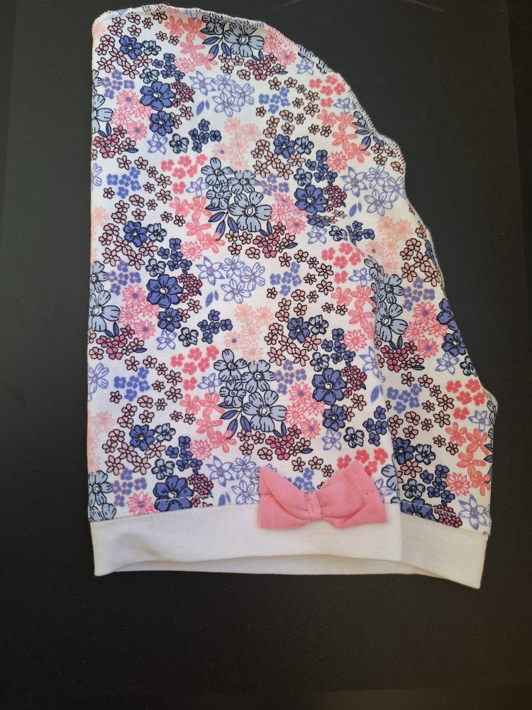 Sonnenhut Dreieckstuch Sonnentuch Kopftuch mit Blumen