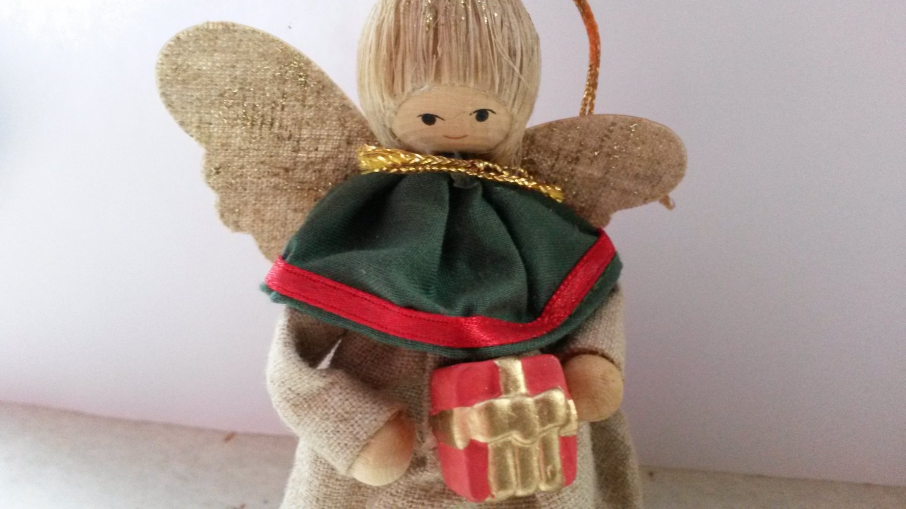 3 x Engel Kleid Baumwolle 10 cm Weihnachten