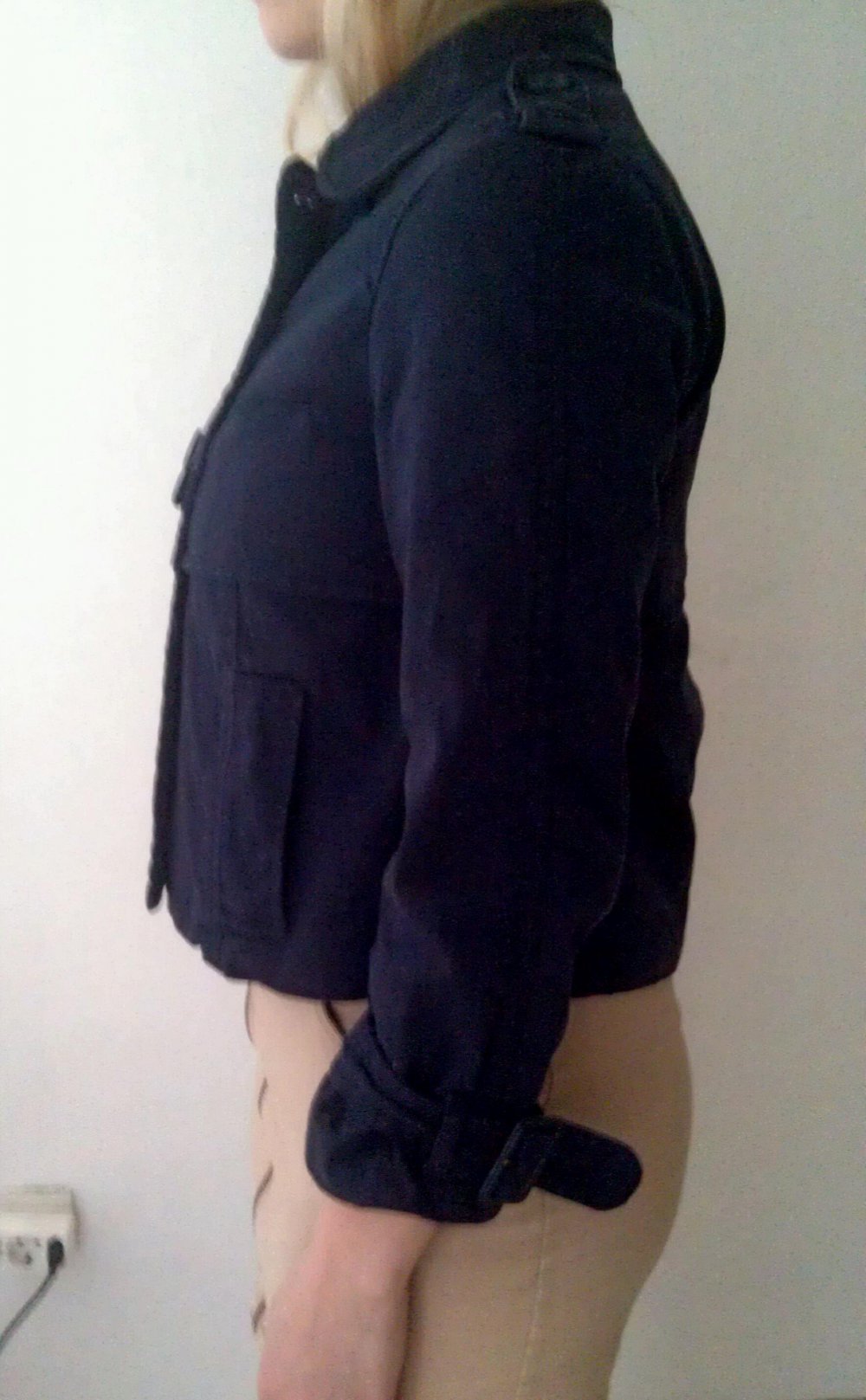 Jacke / Übergangsjacke blau Gr. 36 H&M