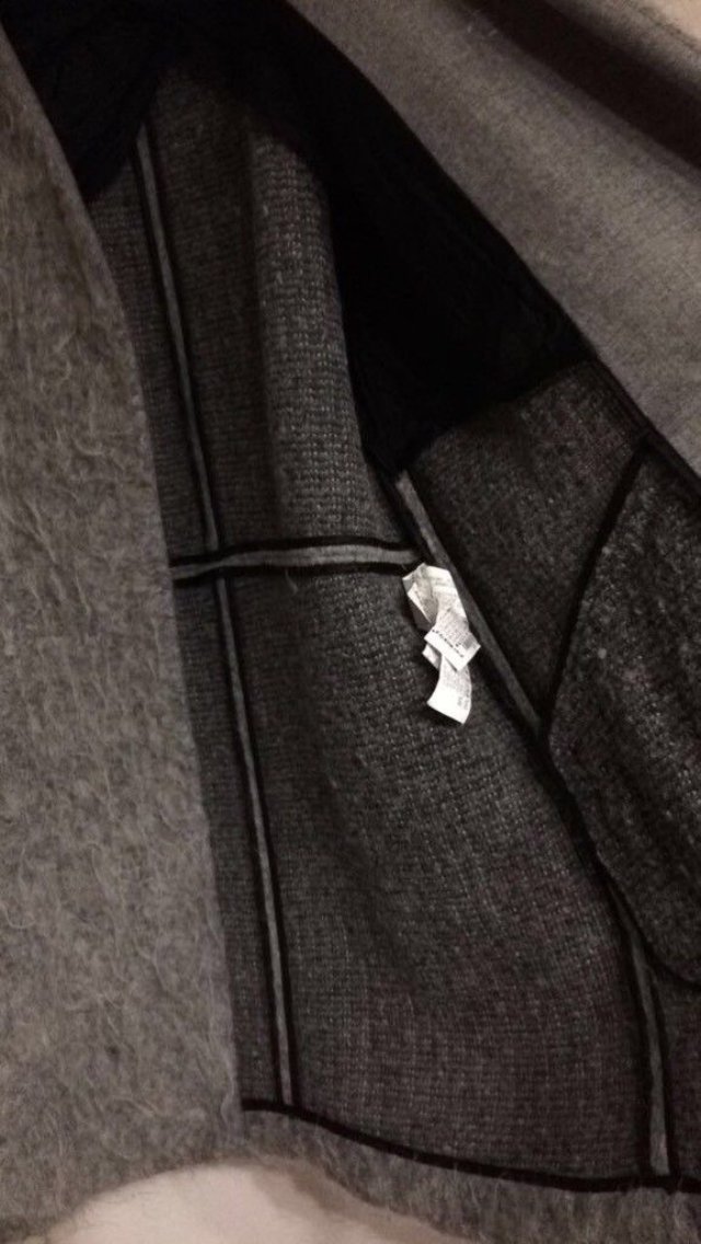 Oversize filz Mantel Zara 