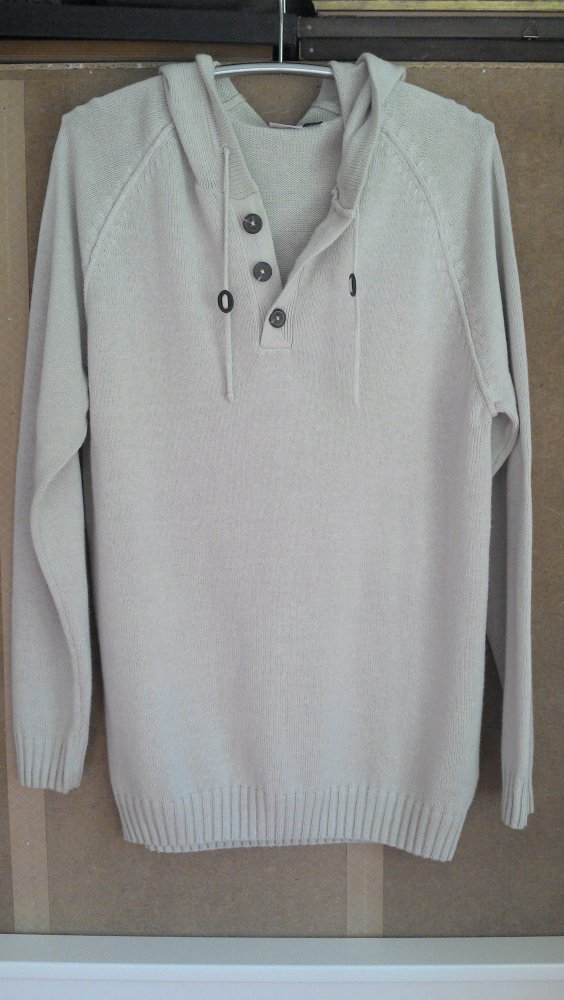 Pulli mit Kapuze, Strickpulli, Hoodie