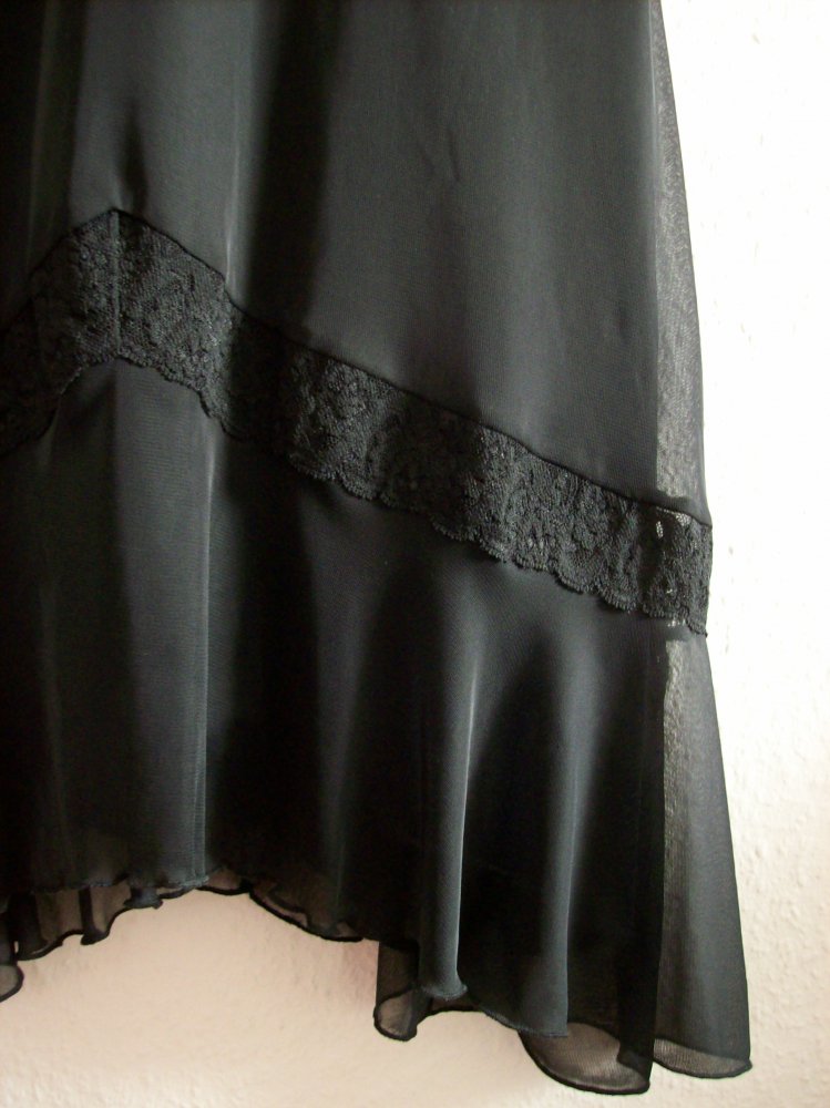 Kleid Trägerkleid mit Spitze