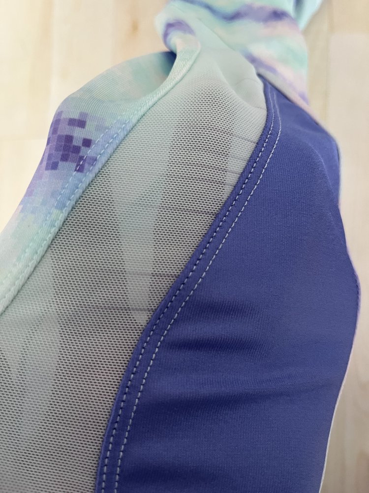 SportLeggings gr.L lila mint mesh ungetragen