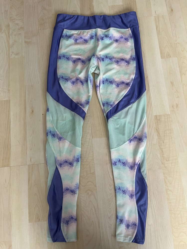 SportLeggings gr.L lila mint mesh ungetragen