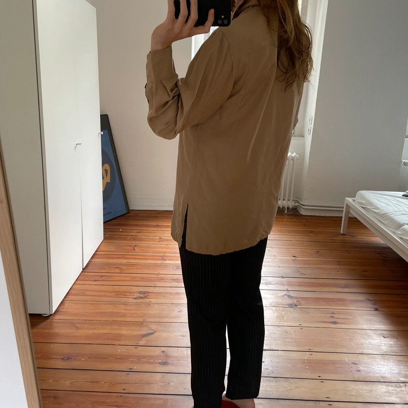 Jacke Bluse aus Seide Silk Vintage 90er 90s