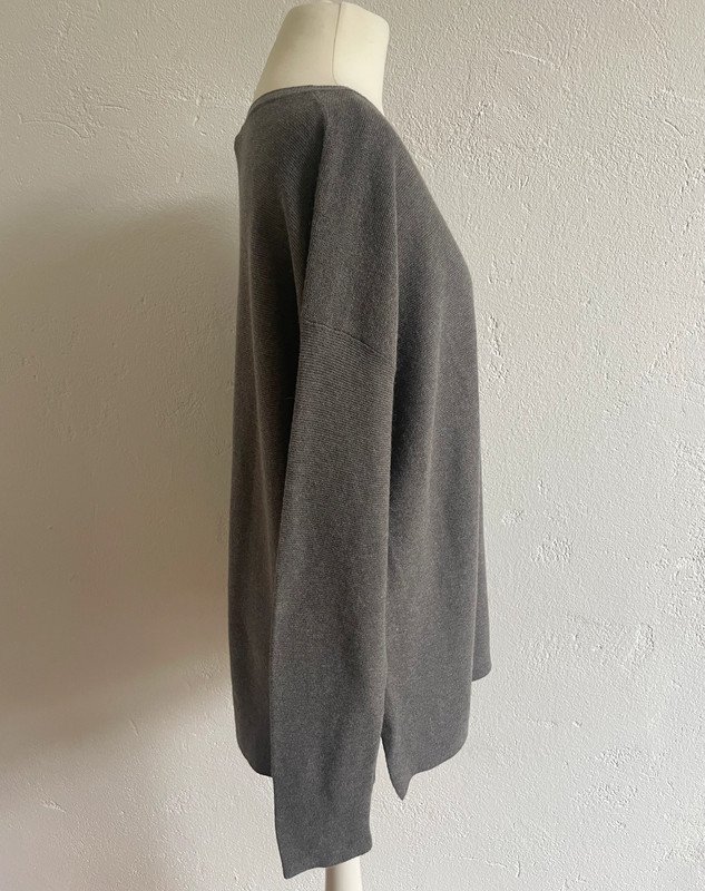 Grüne Erde lockerer Strickpullover Knit Jumper