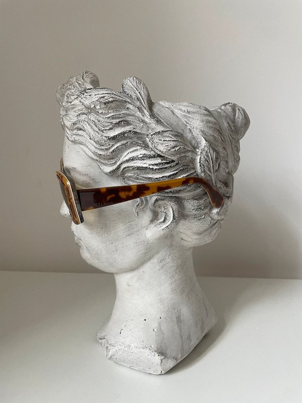 John Galliano Newspaper Gazette Sonnenbrille 90s Y2K Vintage