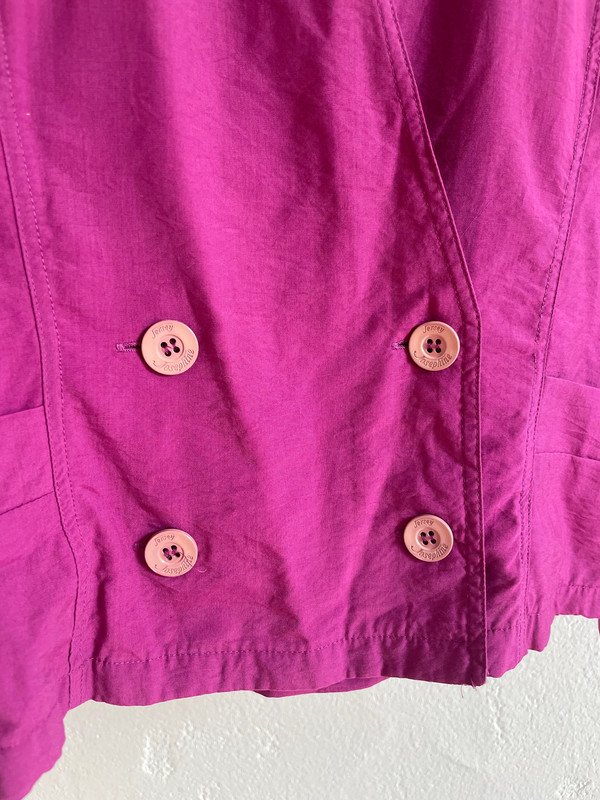 Jersey Josephine 80er Bluse 80s schöne Ärmel Details