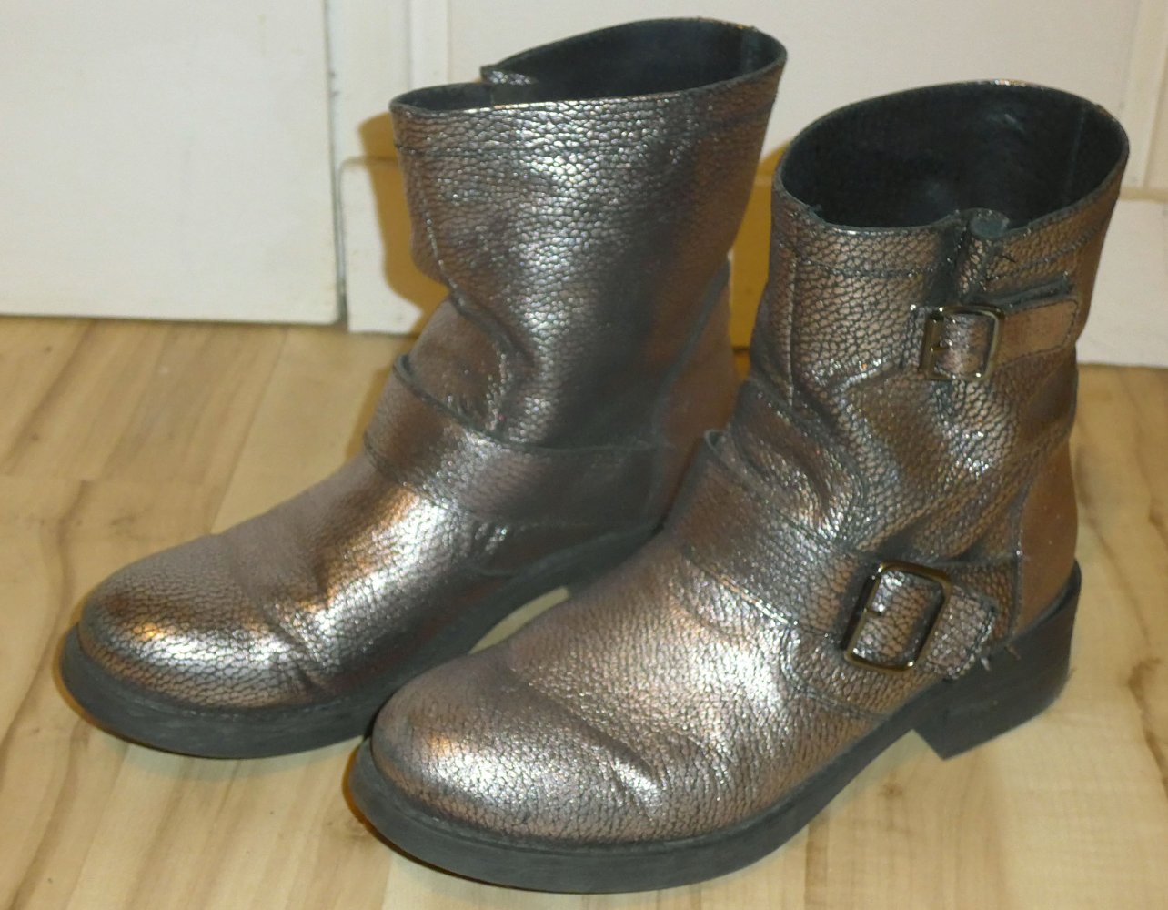 Stiefeletten silber