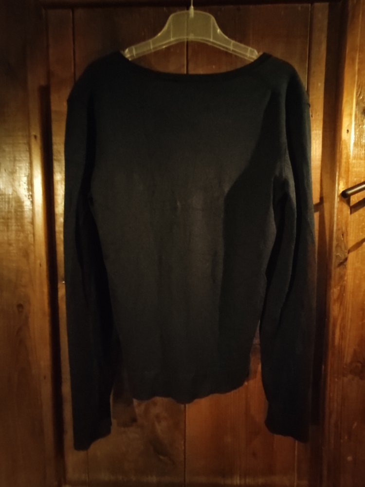 Hugo Boss Pulli Gr.S/M Seide schwarz 