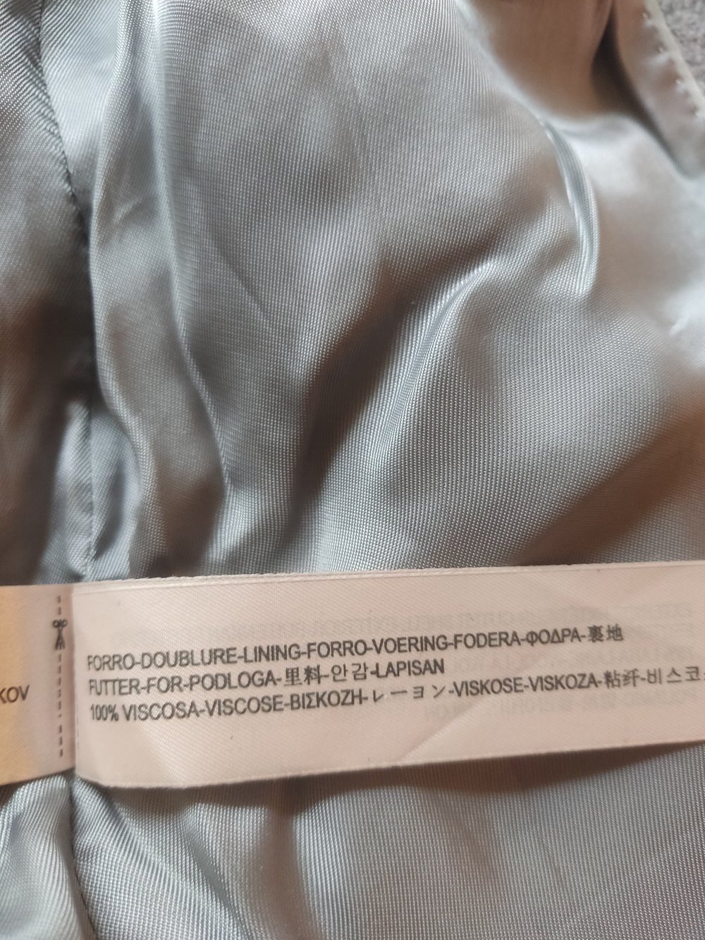 Massimo Dutti Wollmantel mit Kapuze Gr.XS Grau