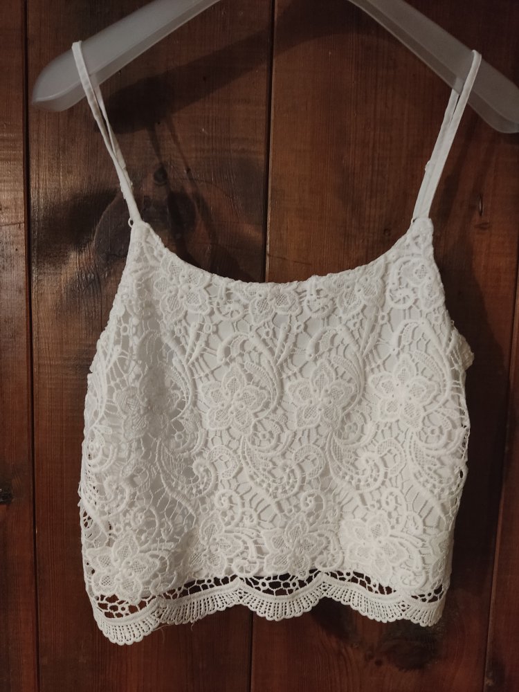 H & M Top Shirt Gr.36 weiss