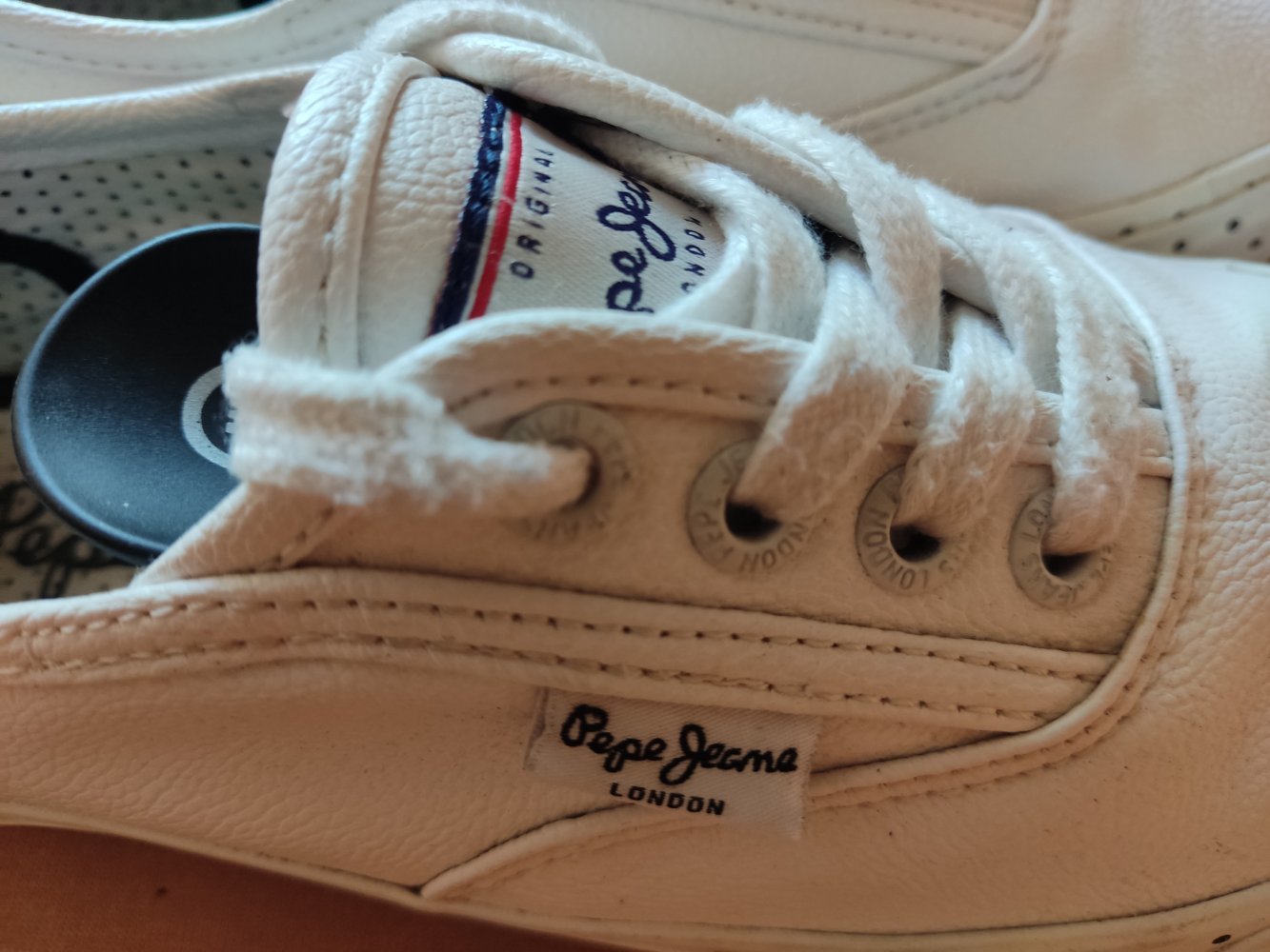 Pepe Jeans London Sneaker Leder Gr.36 weiss
