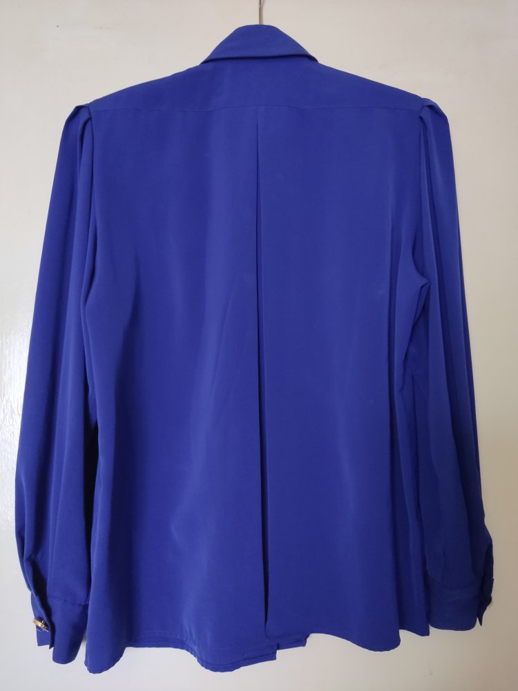 Louis Feraud Bluse Gr.S Blau
